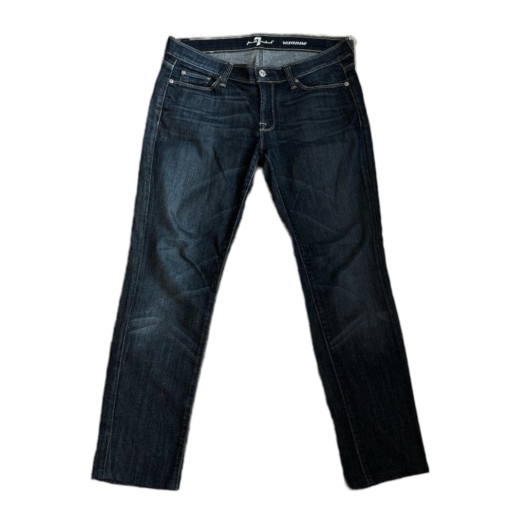 7 for all mankind roxanne jeans sz 29. Pre owned in excellent condition.